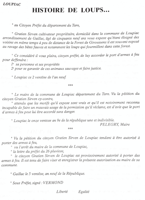 histoire de loups