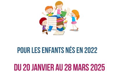 Inscriptions scolaires rentrée 2025