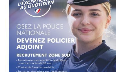 Osez la police nationale, devenez policier adjoint !