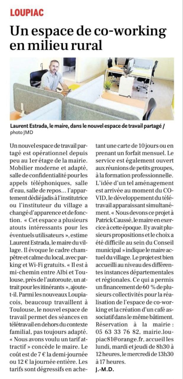 ARTICLE LA DEPECHE DU 05 MAI 2025